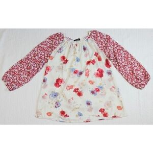 Suzanne Betro Floral Blouse